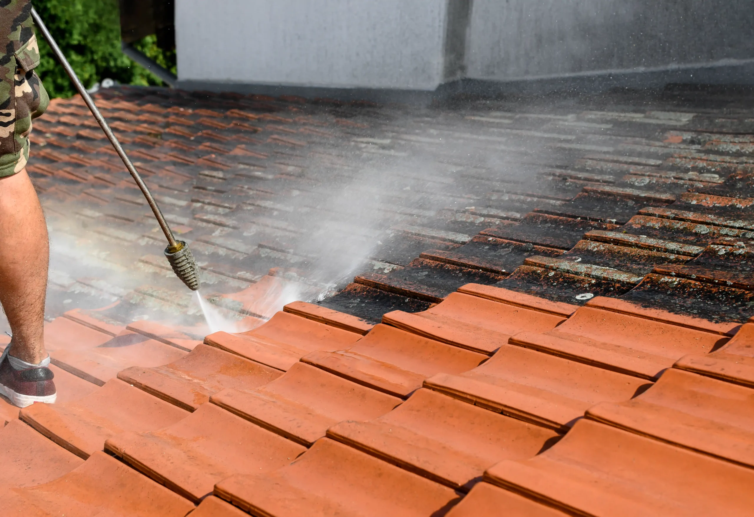 Roof Jet Washing