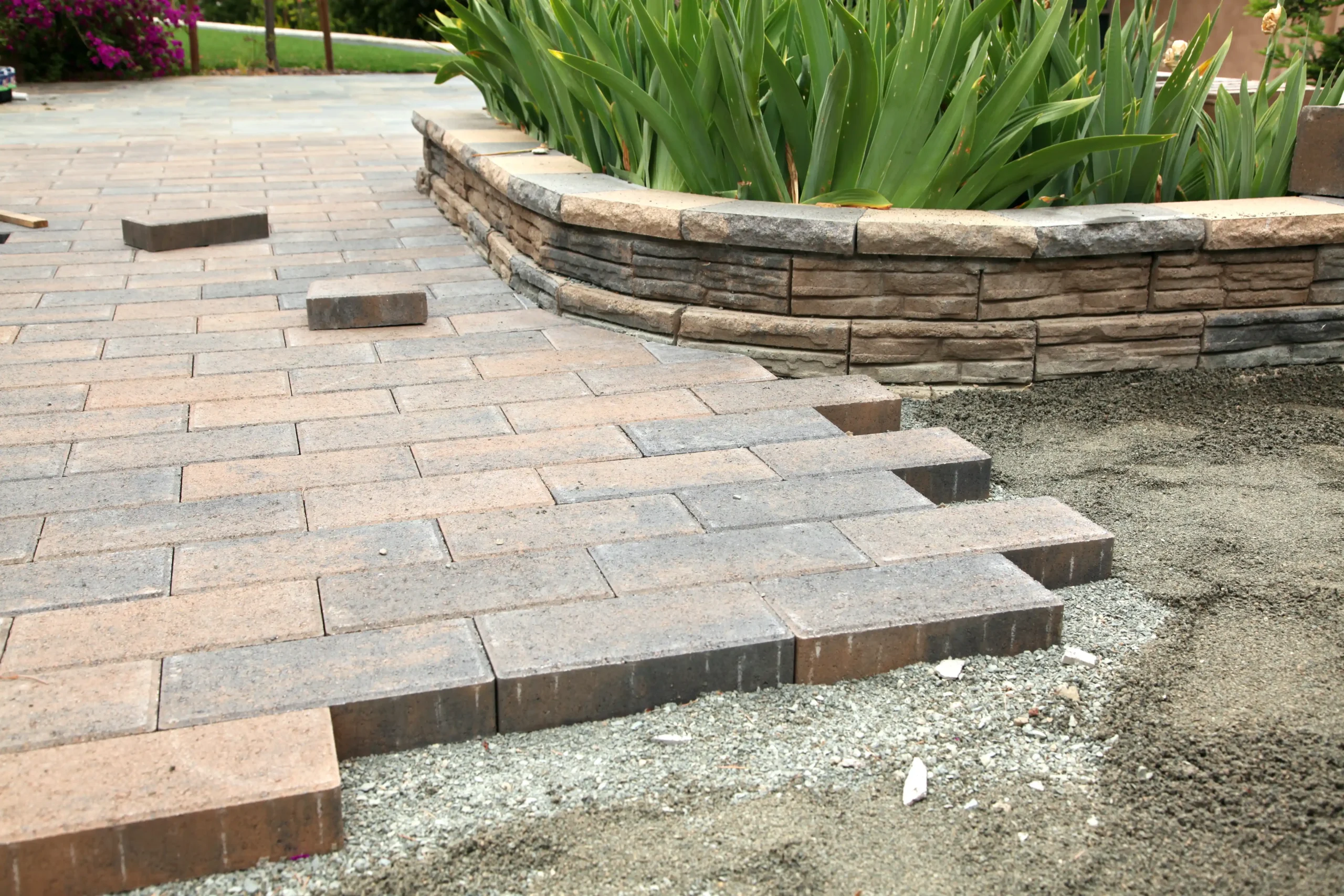 Block Paving in Progress